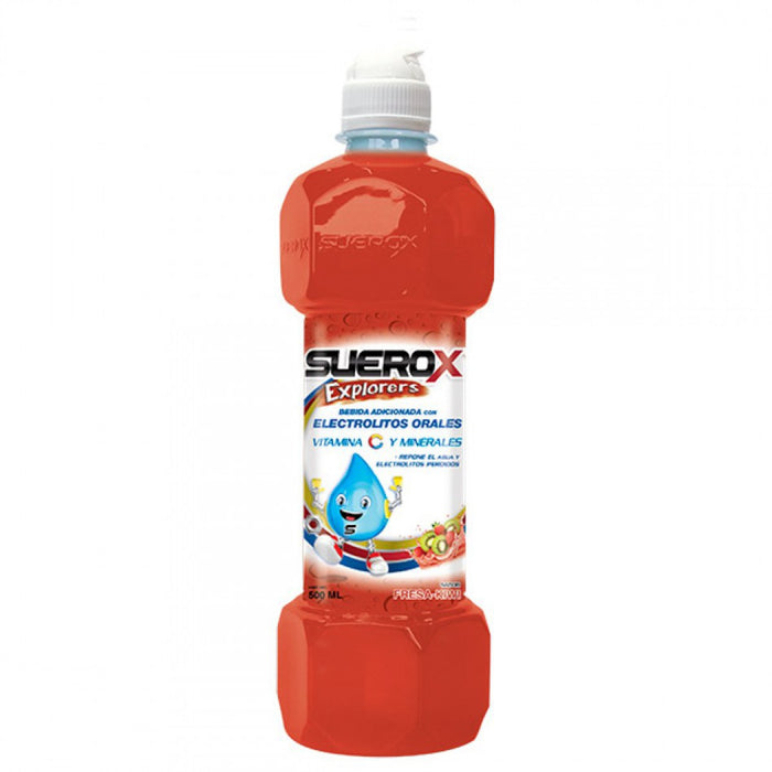 Suerox Explorers Fresa Kiwi 500 ml Electrolitos Orales