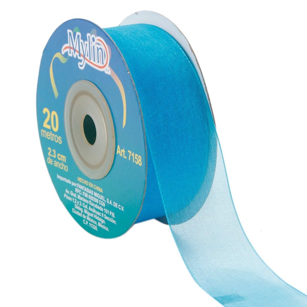 Listón Organza Liso 2.2 cm o 7/8
