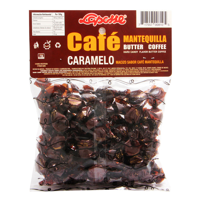 Caramelos Café Mantequilla Laposse 200 gr