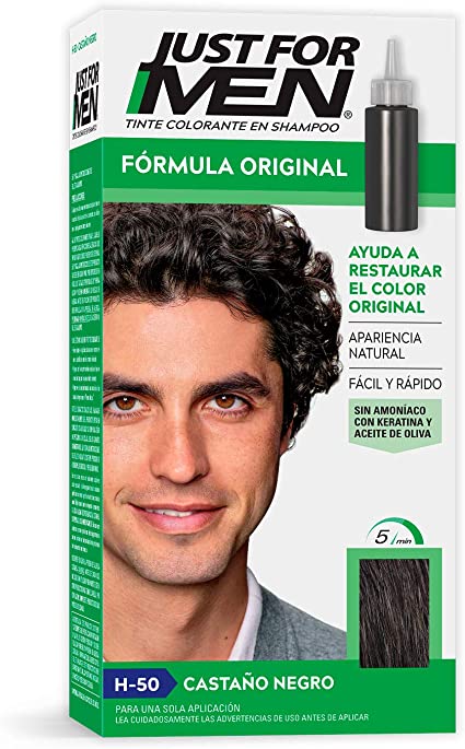 Just For Men Colorante en Shampoo H-50 Castaño Negro