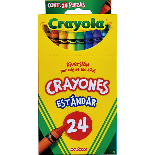 Crayones Estándar Con 24 Piezas Crayola