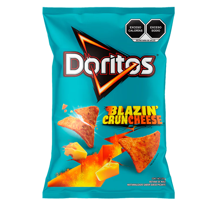Doritos Blazin Crun Cheese 61 g Sabritas