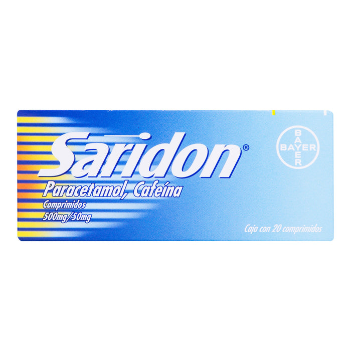 Saridon Analgésico 20 Comprimidos