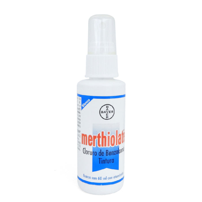 Merthiolate Blanco Tintura 60 ml Spray Bayer