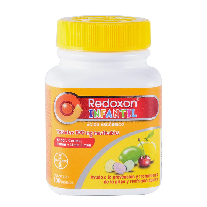 Redoxon Infantil Tab 100 mg Masticables Fco c/100 tab Bayer