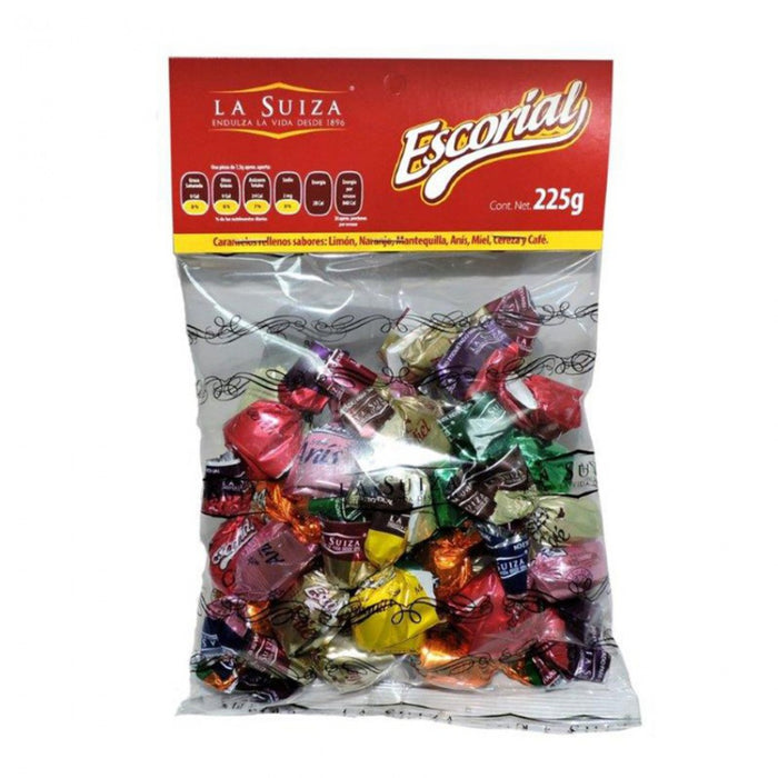 Caramelos Rellenos Surtidos Escorial La Suiza 225 gr