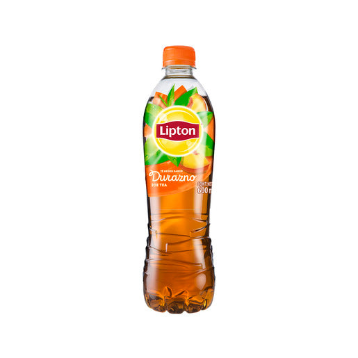 Lipton Te Negro Sabor Durazno 600Ml