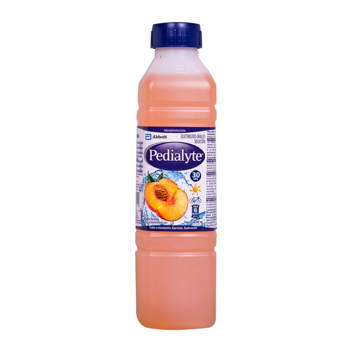 Pedialyte Durazno 500 ml Electrolitos Orales Abbott