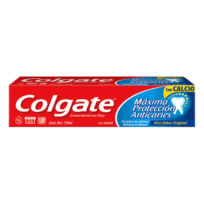 Pasta Dental Colgate Maxima Proteccion Anticaries 150 ml