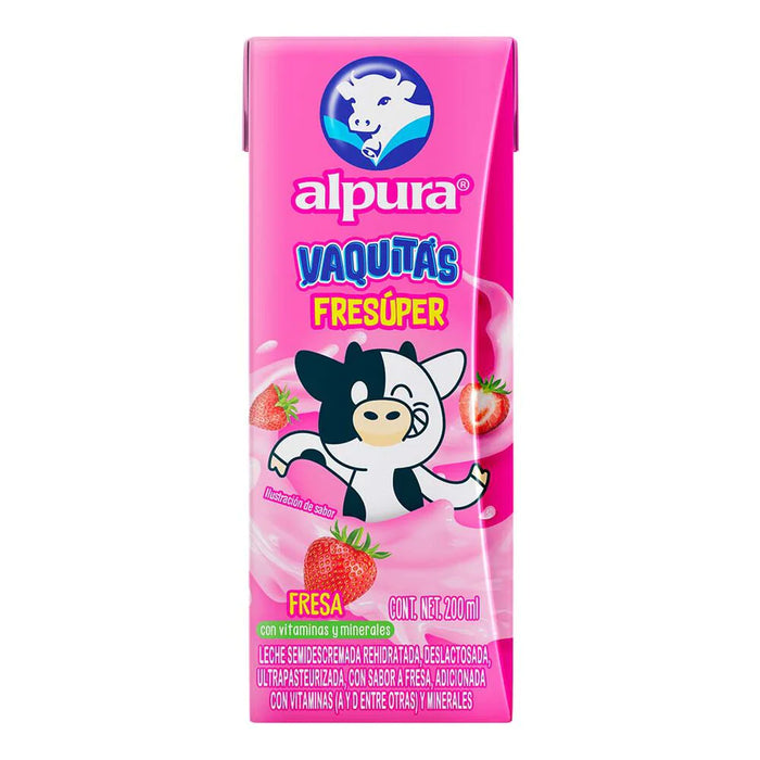 Alpura Vaquitas Fresuper Fresa 200 ml
