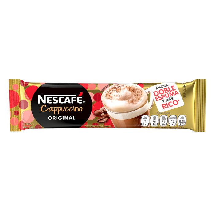 Polvo Cafe Cappuccino Original 20 g Nescafe