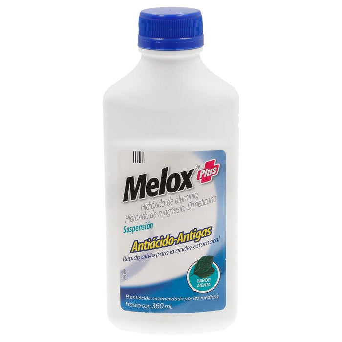 Melox Plus Antiacido Antireflujo Suspension 360 ml Menta Sanofi