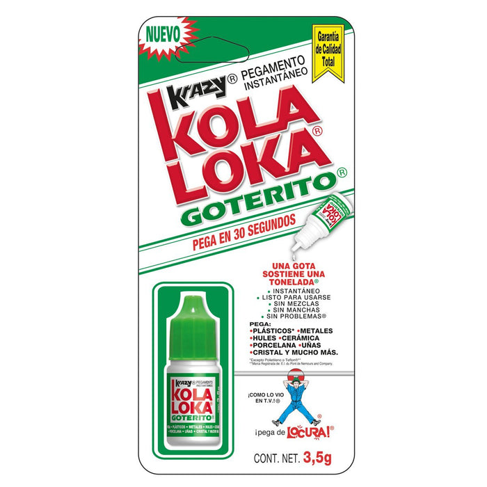 Pegamento Instantaneo Kola Loka Goterito 3.5 g