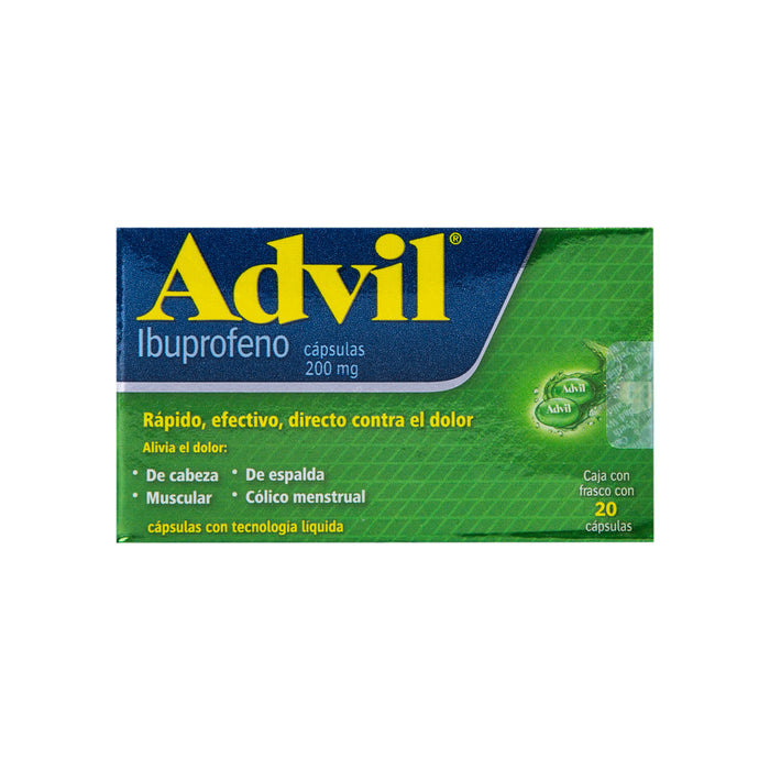 Advil Capsulas Gel 200 Mg