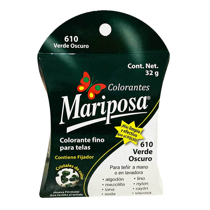 Pintura Textil Mariposa Verde Olivo 32 G.