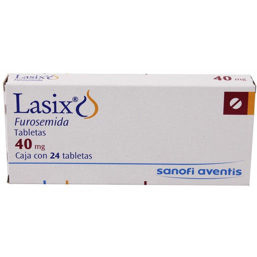 Lasix Furosemida 40 mg Caja con 24 Tabletas Sanofi