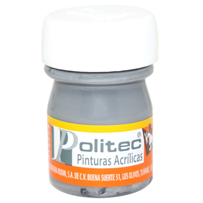 Pintura Acrílica Gris #317 20 ml Politec