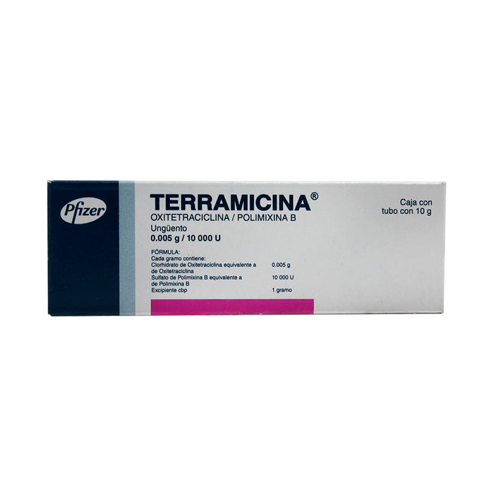 Terramicina Ungüento Oxitetraciclina/Polimixina B 10 g Oftalmico Pfizer