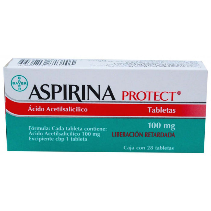 Aspirina PROTECT 100 mg con 84 tabletas Bayer