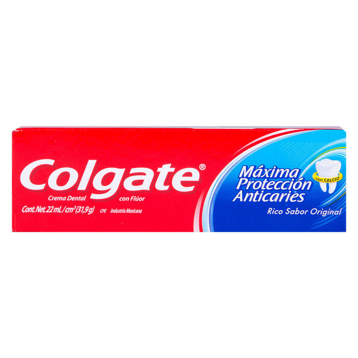 Pasta Dental Colgate Maxima Proteccion Anticaries 22 ml