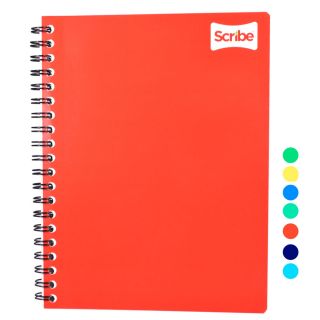 Cuaderno Profesional Clasico Pautado Arillo 100 Hojas Scribe