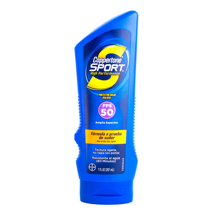 Protector Solar FPS 50 Resistente al Agua Coppertone Sport 207 ml Bayer