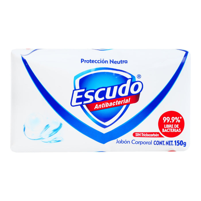 Jabón Corporal Neutro Escudo Antibacterial 150 g