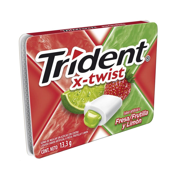 Trident X Twist Fresa Limon 13.3 g Adams