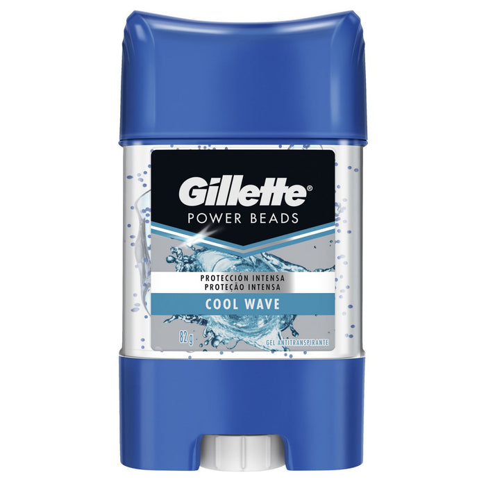 Desodorante Power Beads Cool Wave Gillette  82 g Proteccion Intensa