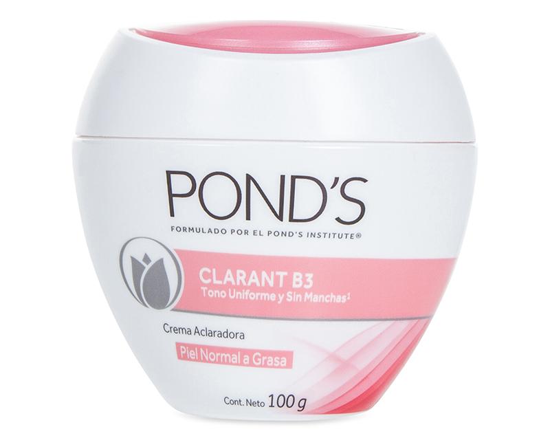 Crema Aclarante con Filtro Uv Piel Normal a Grasa Clarant B3 Ponds 100 g