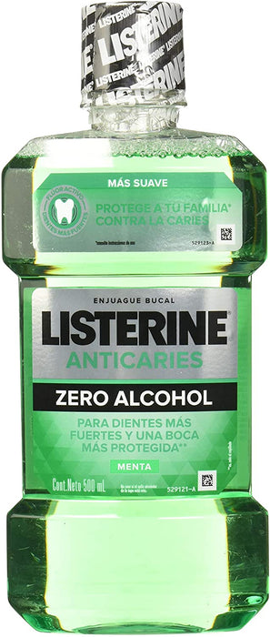 Listerine Anticaries Menta Enjuague Bucal 500 ml