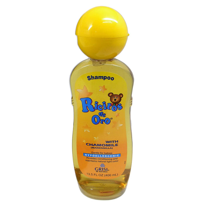 Shampoo Cabello Bebe Manzanilla Ricitos de Oro Hipoalergenico 400 ml Grisi