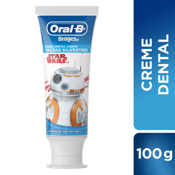 Pasta Dental Pro Salud Stages Frutas Silvestres Oral B Stars Wars Tubo 75 ml / 100 g
