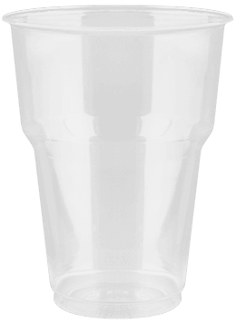 Vaso Bosco #8 25 Piezas Plastico Transparente