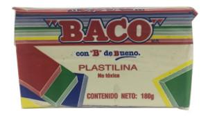 Plastilina Baco 180 g Blanco