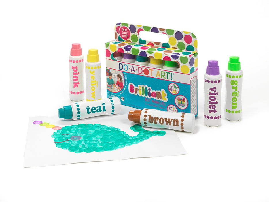 Dot Markers: Brilliant 6 Pack