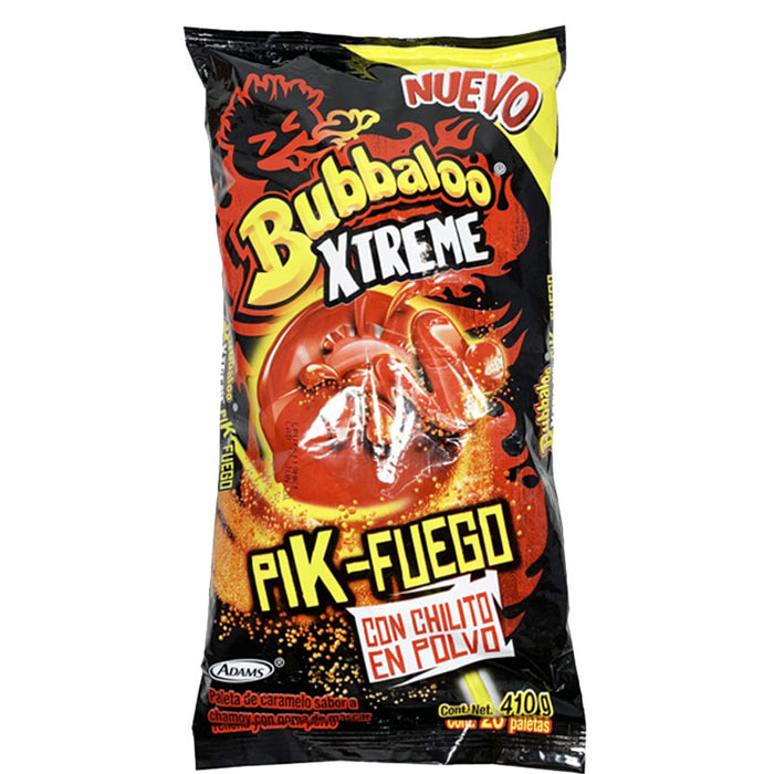 Bubbaloo  X Treme Pi-K Fuego Paleta 20.5 g Adams