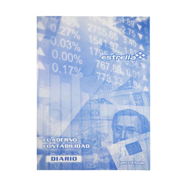 Cuaderno Contabilidad Diario 16 Hojas
