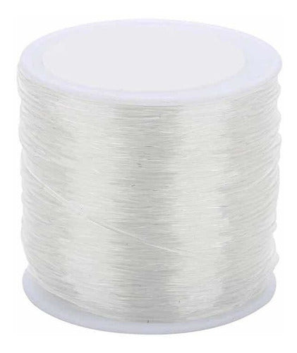 Hilo Elástico Para Bisutería 0.8 Mm X 100 M. Rollo