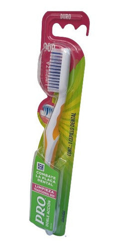 Cepillo Dental Pro Doble Accion 1 piezas 900 Duro