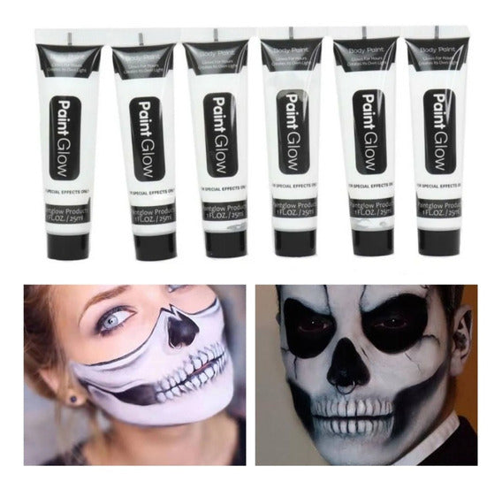 Maquillaje Paint Glow 25 ml Blanco Halloween