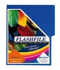 Folders Carta Bitono Colores Fuertes Flashfile 1 pieza