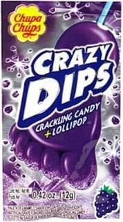 Crazy Dips Sabor Uva Chupa chups 12 g.