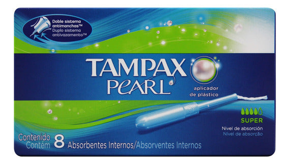 Tampax Compak Super Absorbentes Internos con 8 pzas