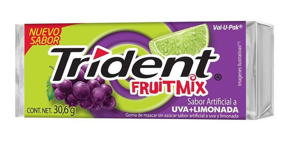 Trident Fruit Mix  18 piezas 30.6 g Adams