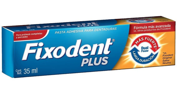 Adhesivo Dental Fixodent Plus 35 ml en crema