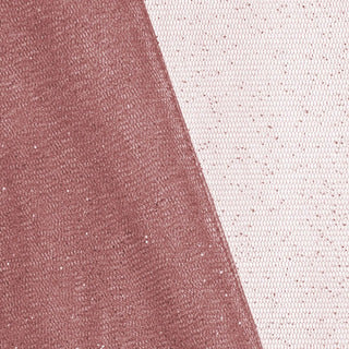 Rollo de Tulle Diamantado 15 cm x 9.14 m 100 % Polyester Rosa Pastel
