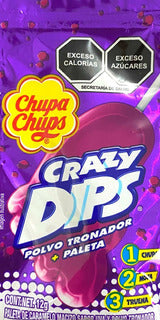 Crazy Dips Chupa chups 12 g.