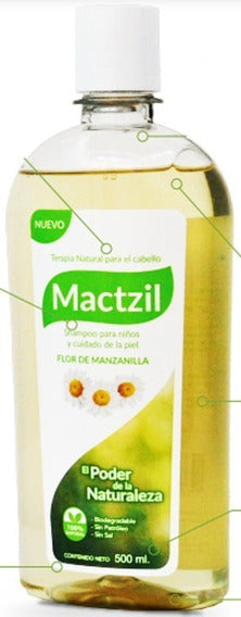 Shampoo Mactzil Flor de Manzanilla 500 ml.