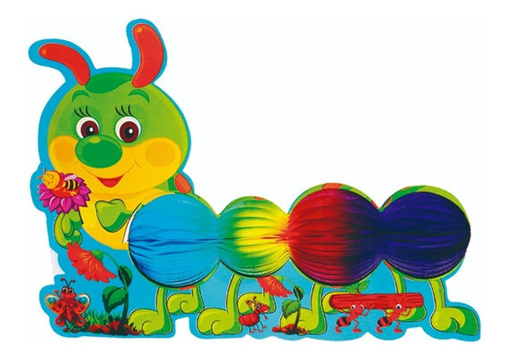 Decoración Gusano Primavera